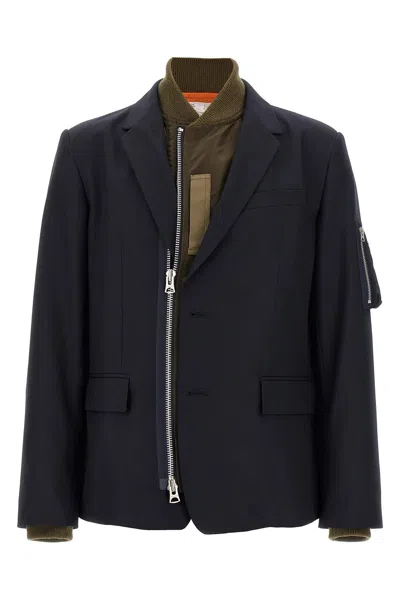 SACAI BOMBER INSERT BLAZER
