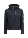 Sacai Bomber Jacket In Black