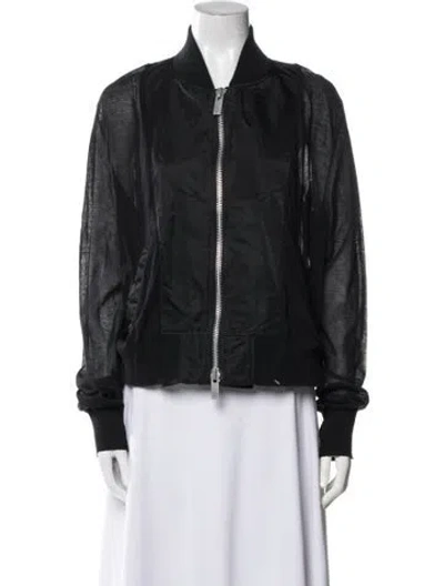 Pre-owned Sacai Bomber Jacket In Black