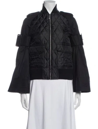 Pre-owned Sacai Bomber Jacket In Black