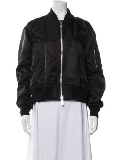 Pre-owned Sacai Bomber Jacket In Black
