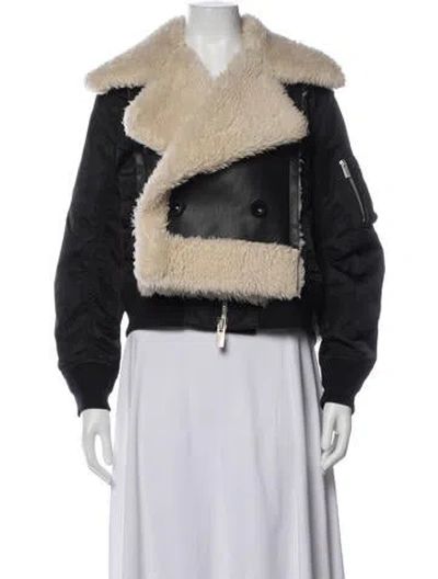 Pre-owned Sacai Bomber Jacket In Black/neutrals