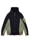 Sacai Bomber Jacket In Green