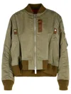 Sacai Nylon Bomber Jacket Front Pockets