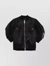 Sacai Black Nylon Twill Bomber Jacket