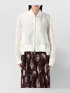 Sacai Bomber Jacket With Ribbed Accents