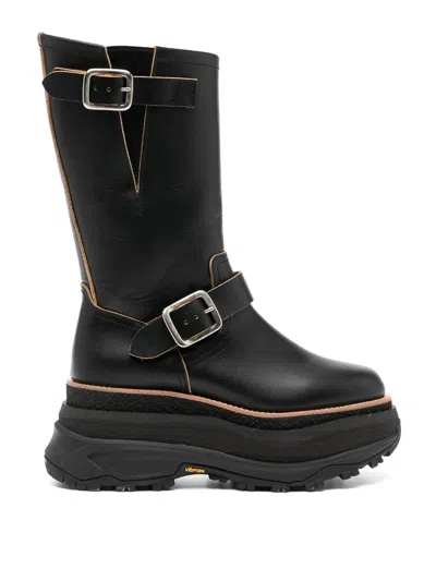SACAI BOTAS - NEGRO
