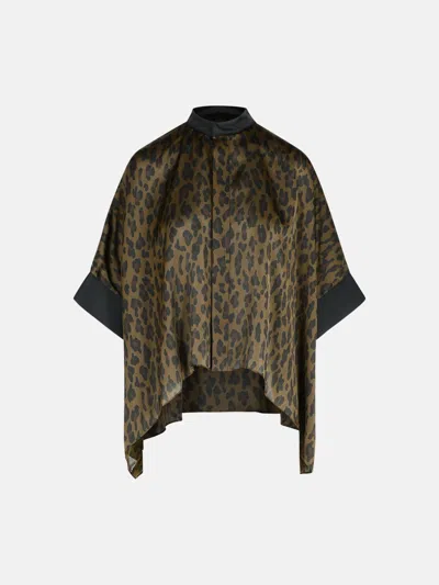 Sacai Brown Polyester Hood