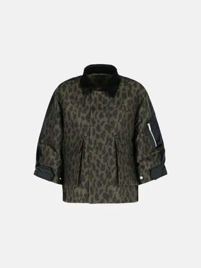 Sacai Brown Polyester Jacket
