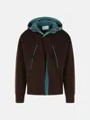 Sacai Brown Wool Blend Jacket In Brown