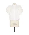 Sacai Bubble Sleeve Shirt In White