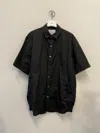 Sacai Button-down Shirt In Black
