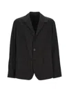 Sacai Button Jacket In Black