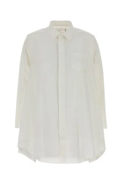 Sacai White Poplin Shirt