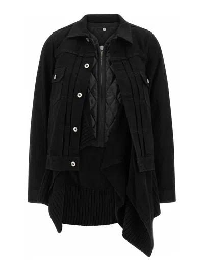 SACAI CAMISA - NEGRO