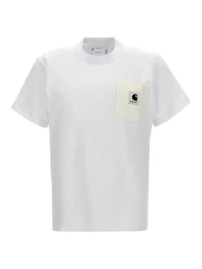 Sacai Camiseta - Blanco In White