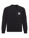 Sacai Cotton Jersey Long-sleeve T-shirt In Black