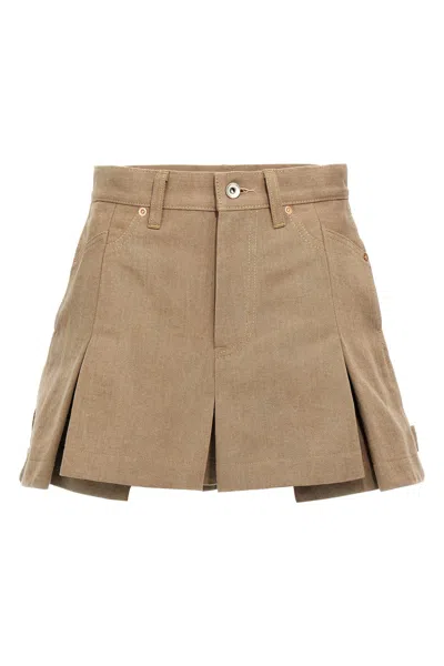 SACAI SACAI CANVAS SHORTS