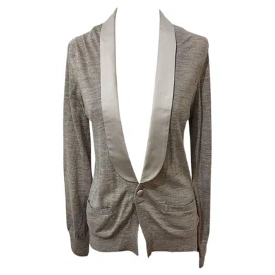 Pre-owned Sacai Cardigan Size M In Gray