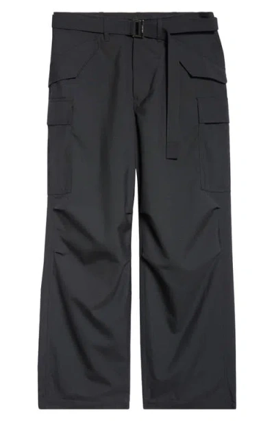 Sacai Cargo Pants In Black 001