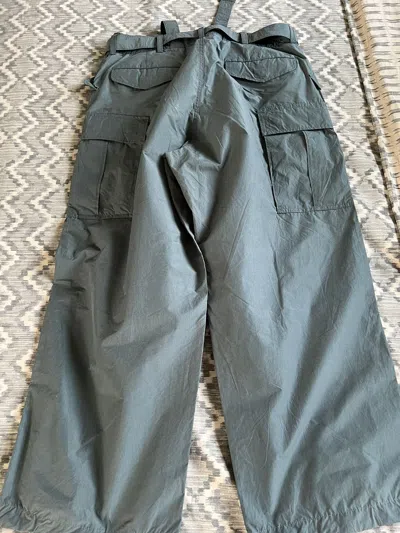 Pre-owned Sacai Cargo Pants In Grey