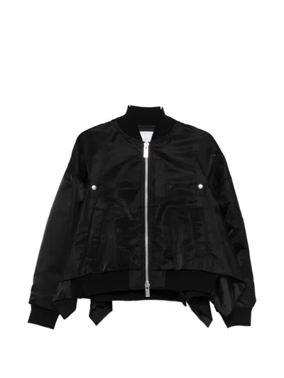 Sacai Cargo-pocket Midi Skirt In Brown