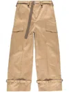 Sacai Cargo Trousers In Neutrals