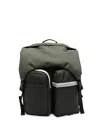 Sacai Cargo-pockets Backpack In Green