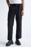Sacai Carhartt Wip Duck Canvas Carpenter Pants In Black