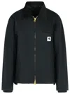 Sacai Carhartt Work Progress Cotton Jacket In Black