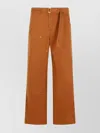 Sacai Carhartt Work Progress Wide Leg Trousers In Brown