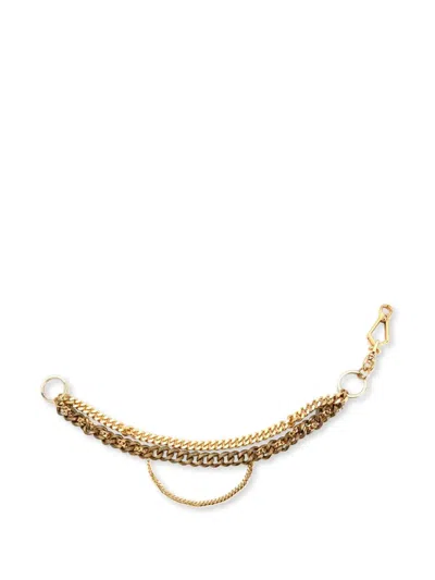Sacai Chain-link Necklace In Gold