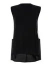Sacai Blackwhite Patchwork Vest
