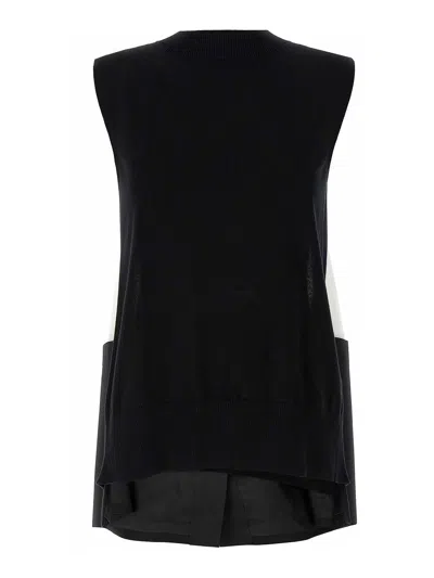 SACAI CHALECO - BLANCO