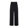 Sacai Chalk Stripe Belted Wide Pants
