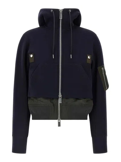 Sacai Chaqueta Bomber - Azul In Blue