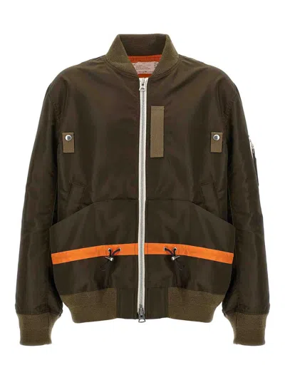 SACAI TWILL NYLON BLOUSON
