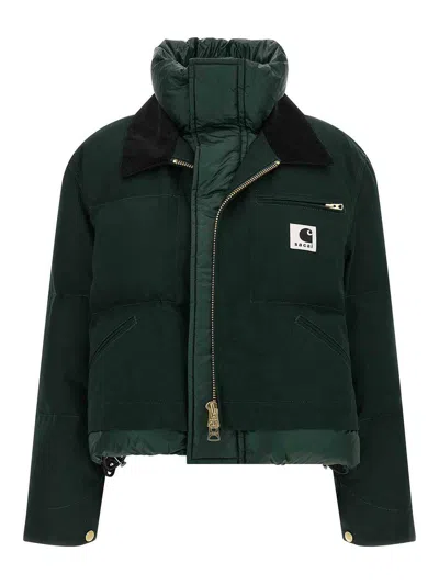SACAI CHAQUETA CASUAL - VERDE
