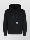 Sacai X Carhartt Wip Logo Patch Hooded Sweatshirt In Black