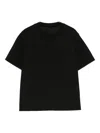 Sacai Chest-pocket Layered T-shirt In Black