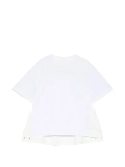 Sacai Chest-pocket T-shirt In White