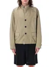 Sacai Chino Jacket With Band Collar And Functional Pockets