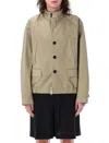 Sacai Chino Jacket With Band Collar And Functional Pockets