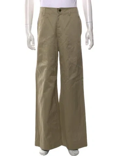Pre-owned Sacai Chinos In Green