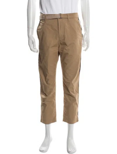 Pre-owned Sacai Chinos In Neutrals