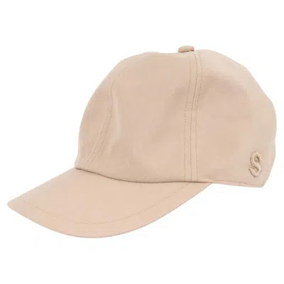 Pre-owned Sacai Christian Dior Beige Wool Drawstring Baseball Cap Hat 2 56 In Brown
