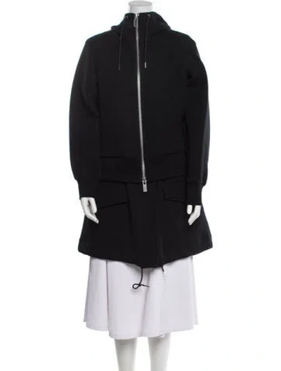 Pre-owned Sacai Coat In Black