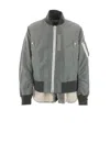 Sacai Coats In Gray