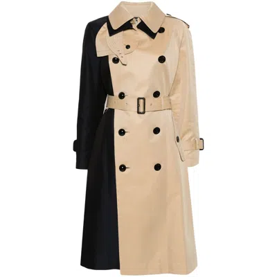 Sacai Coats In Neutral