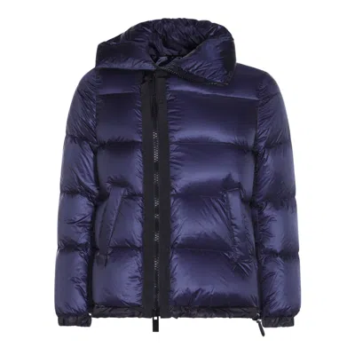 SACAI COATS BLUE AND GREEN